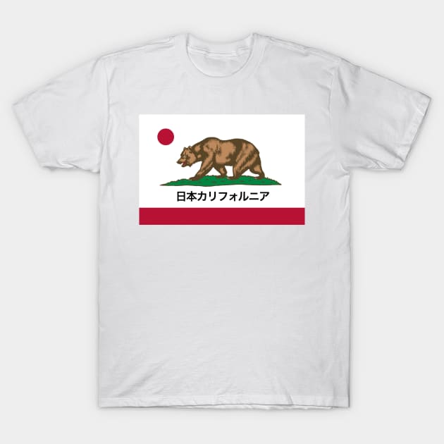 Alternate Japanese California flag T-Shirt by AidanMDesigns